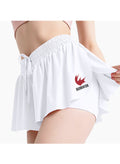 Badminton White Butterfly Shorts