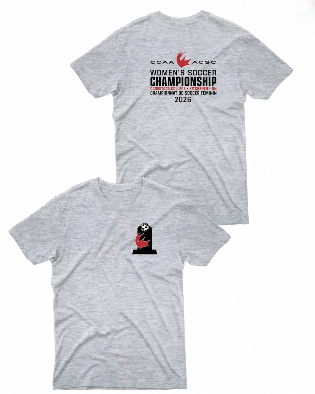 Women's Championship Soccer Tee - Front & Back