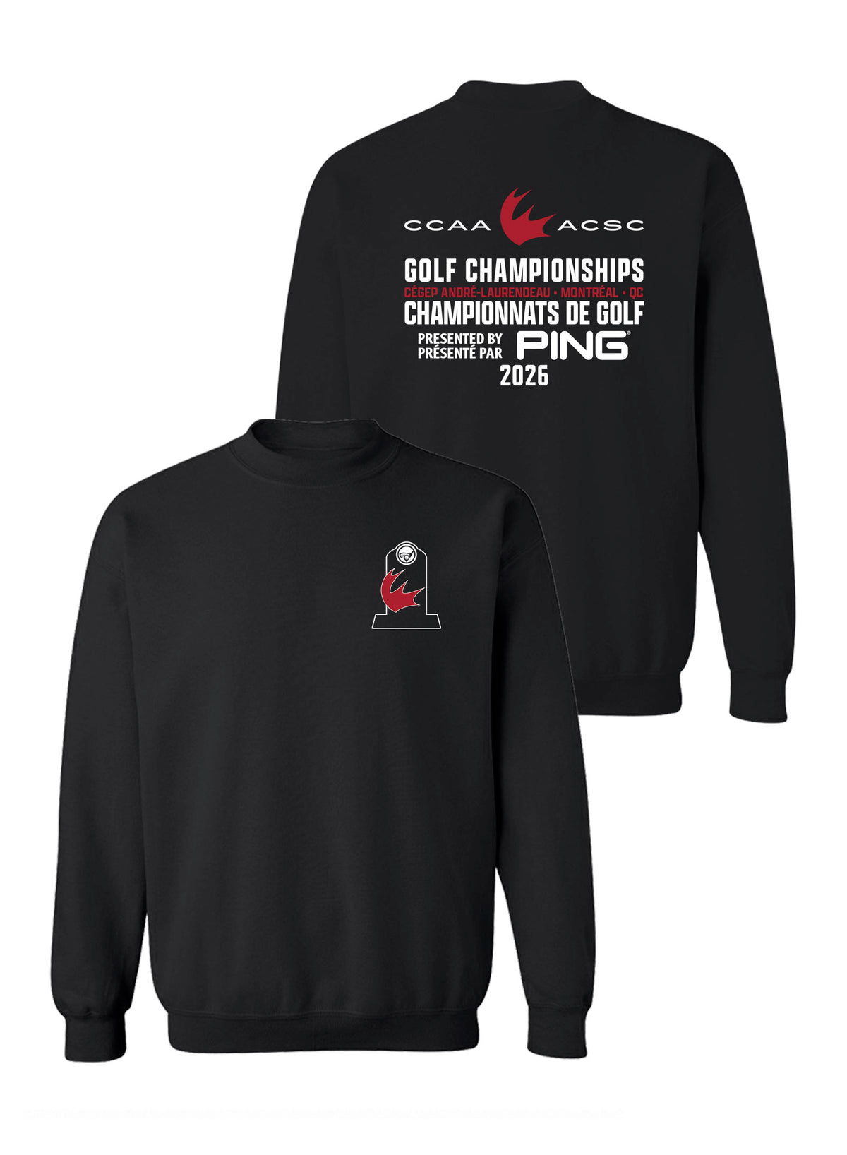 Ping Golf Crewneck - Front & Back