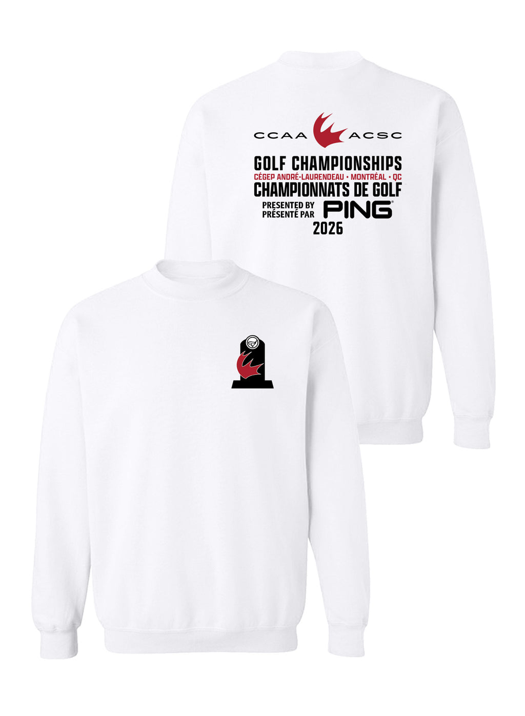 Ping Golf Crewneck - Front & Back