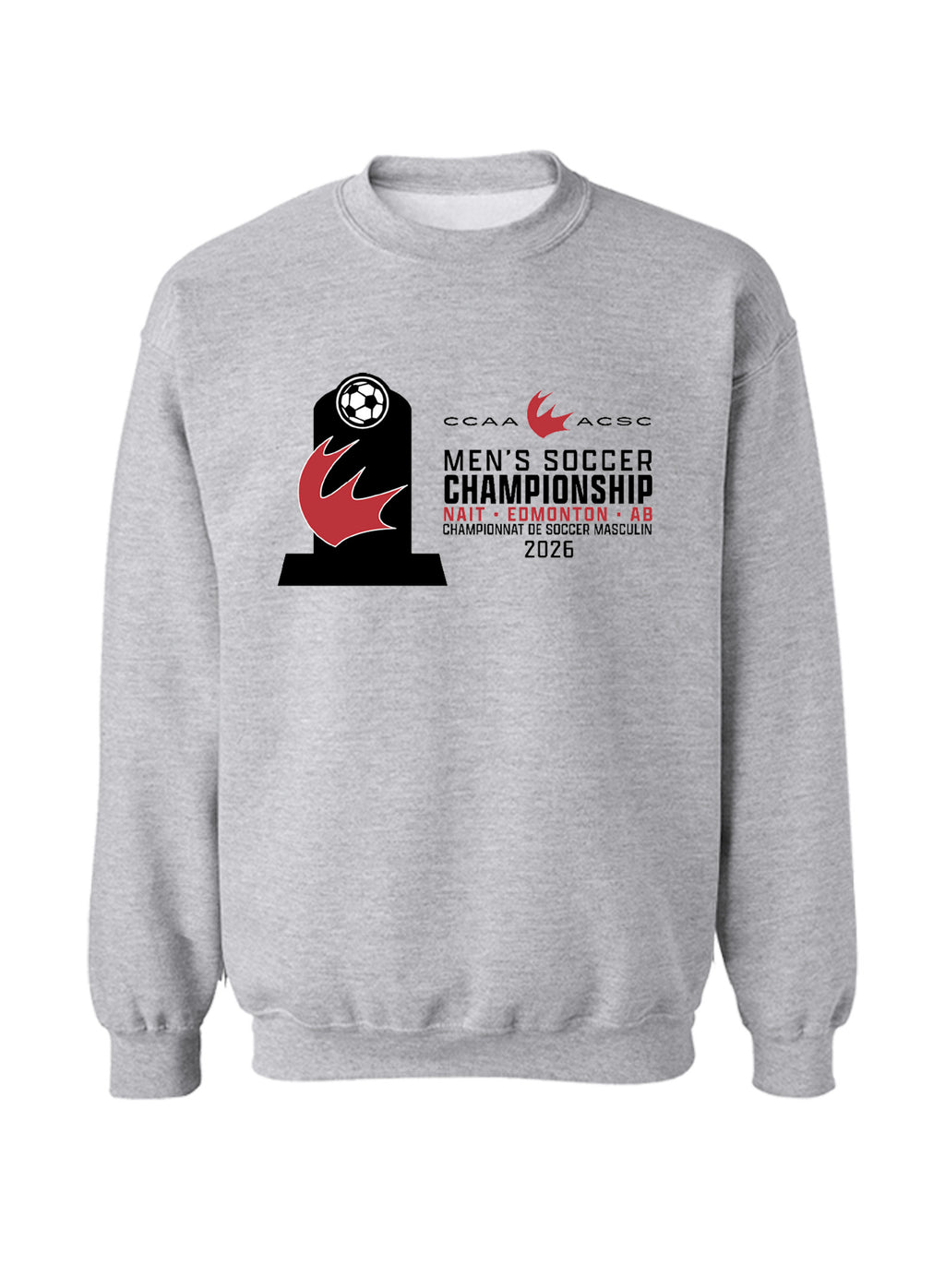 Men's Championship Soccer Crewneck - Front Only