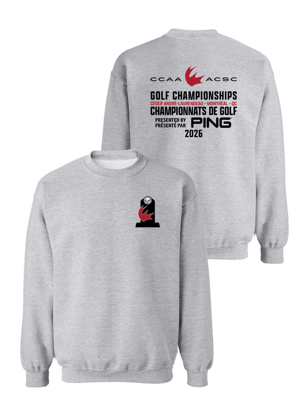 Ping Golf Crewneck - Front & Back