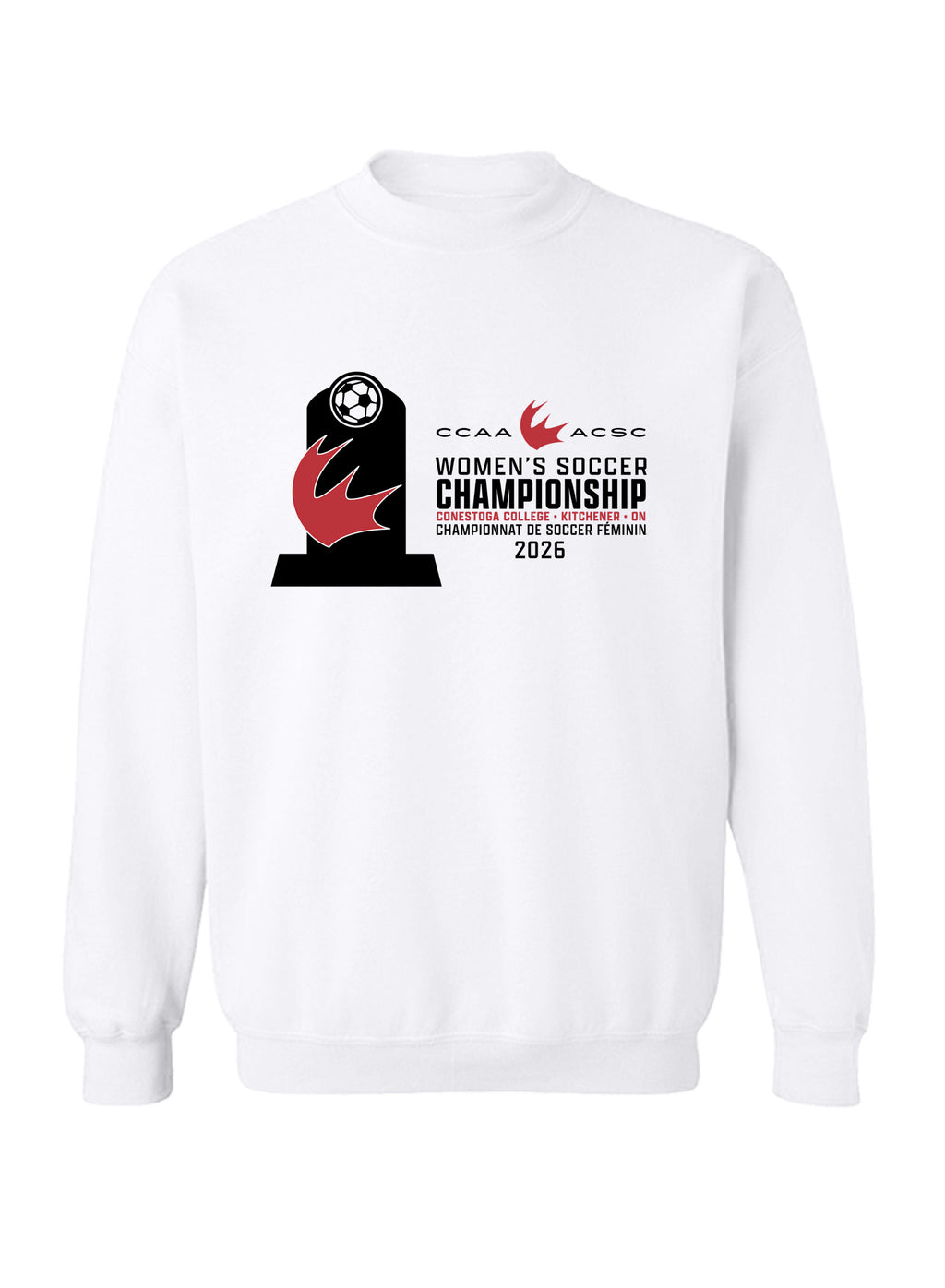 Women's Championship Soccer Crewneck - Front Only