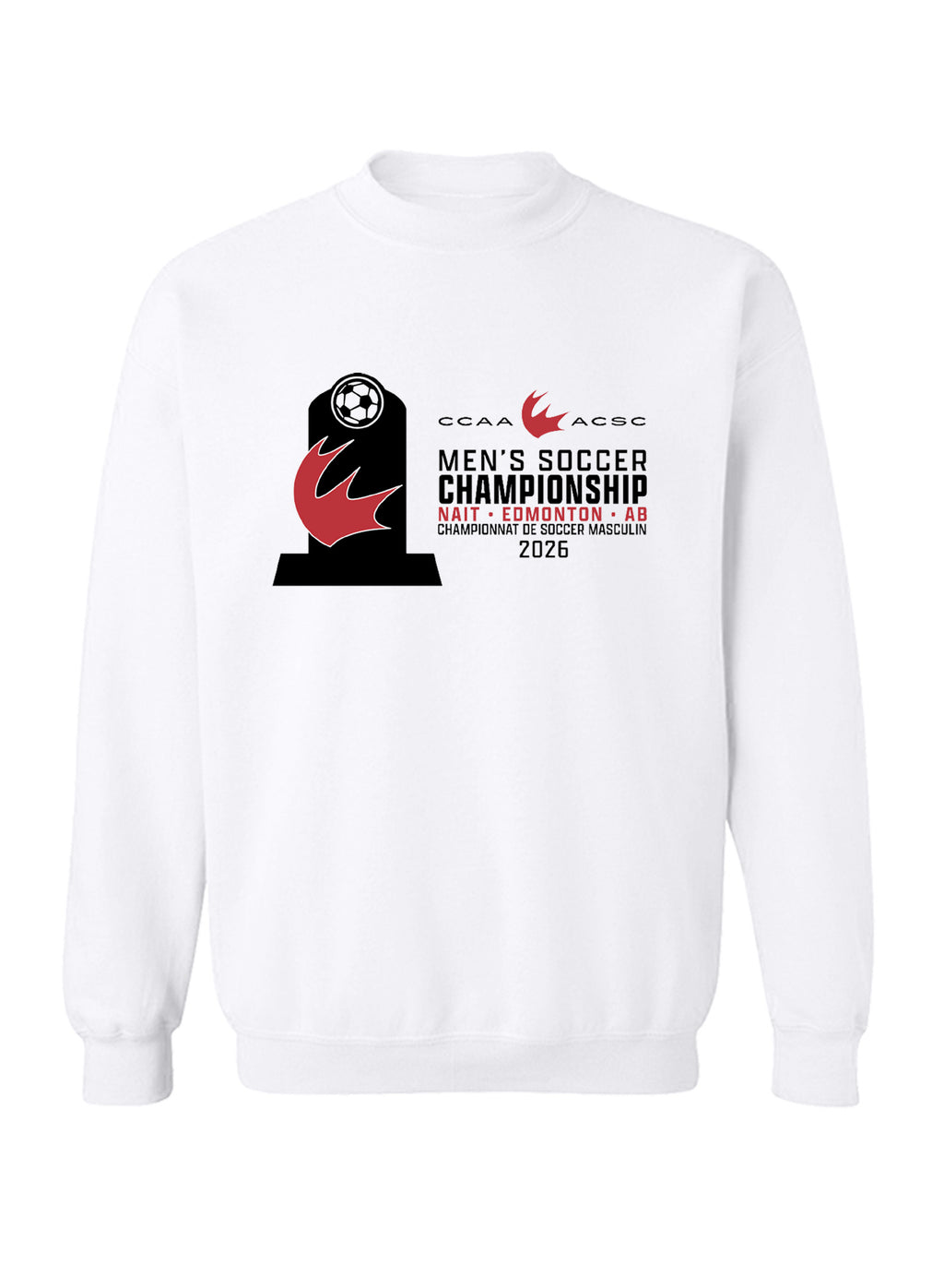 Men's Championship Soccer Crewneck - Front Only