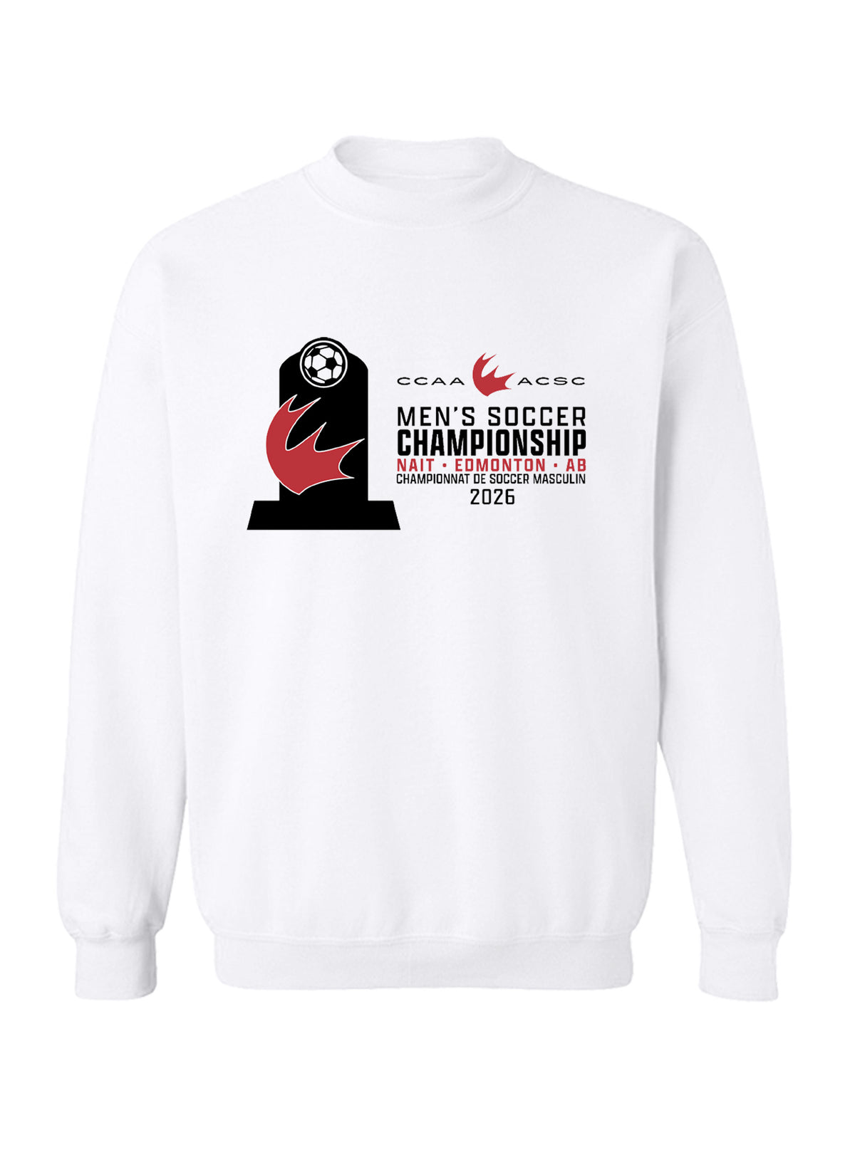 Men's Championship Soccer Crewneck - Front Only