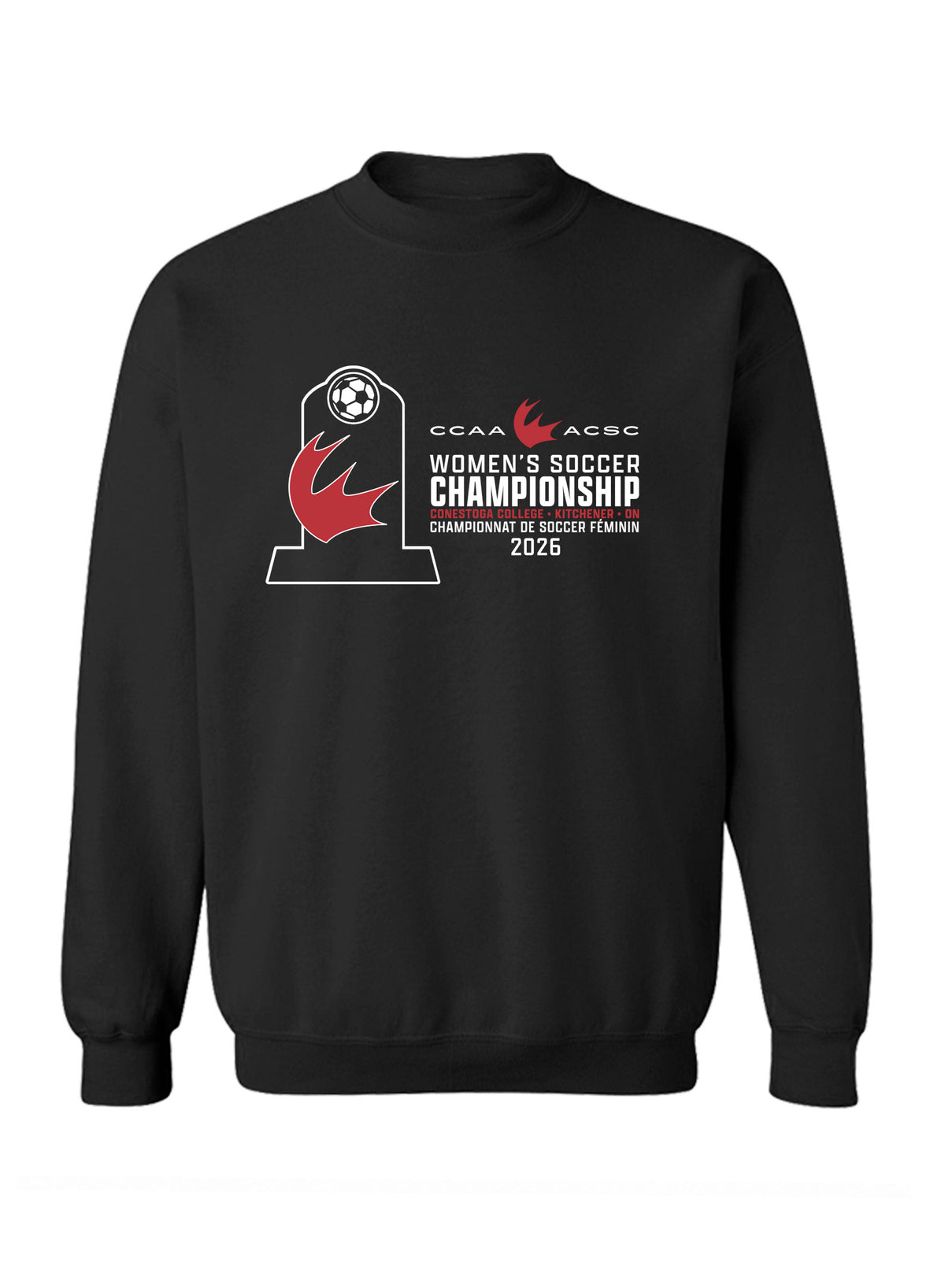 Women's Championship Soccer Crewneck - Front Only
