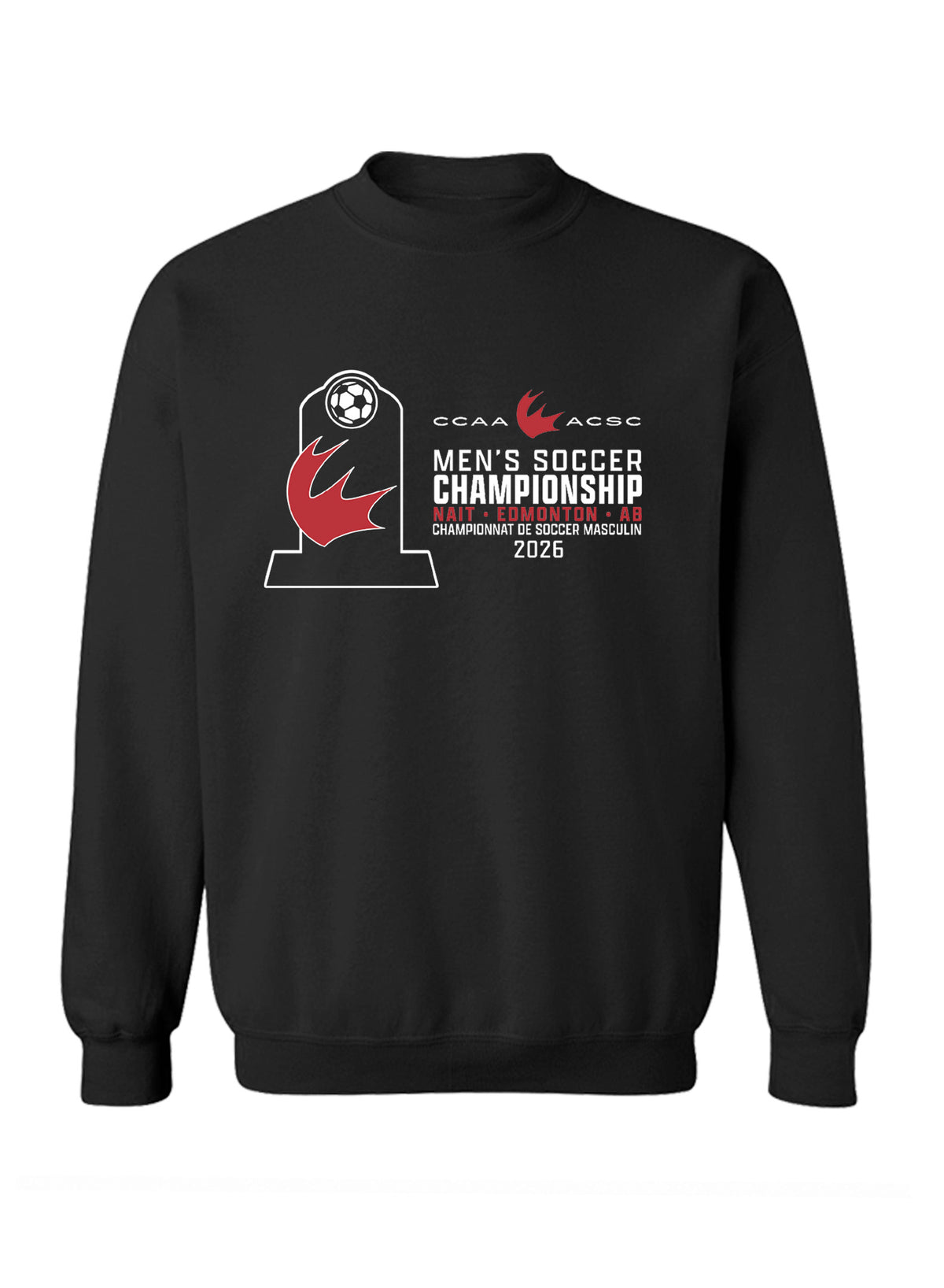 Men's Championship Soccer Crewneck - Front Only