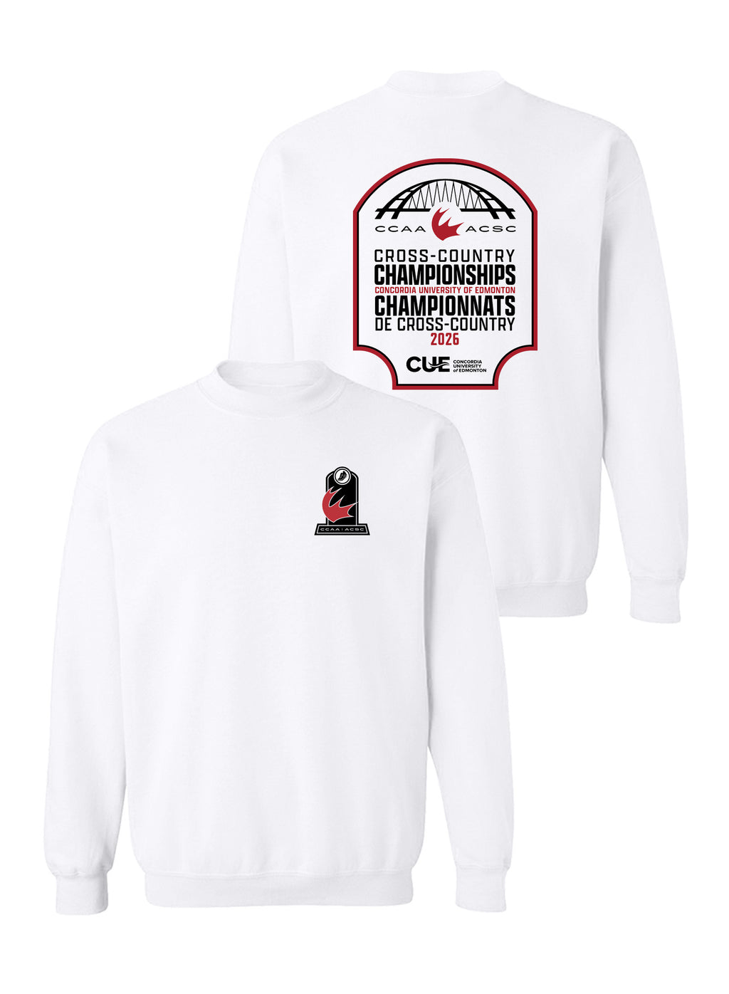 Cross-Country Championship Crewneck - Front & Back
