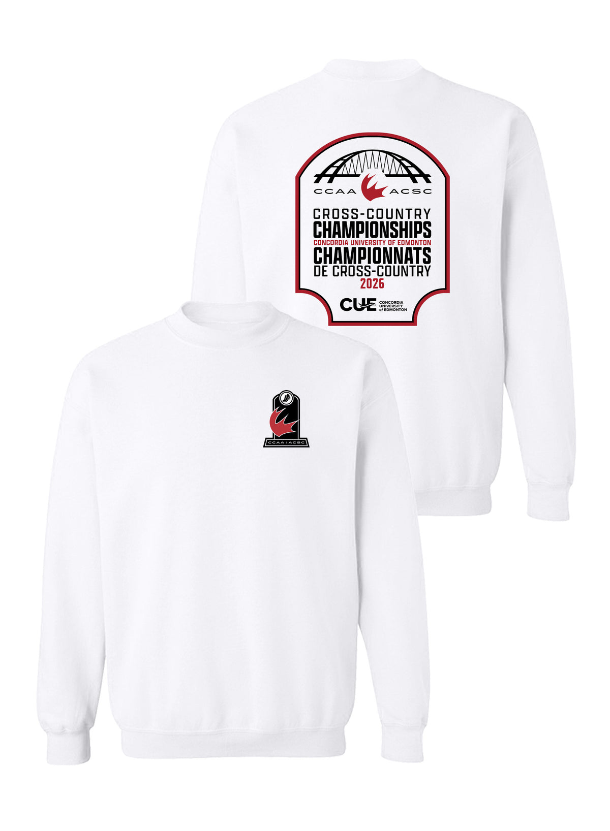 Cross-Country Championship Crewneck - Front & Back