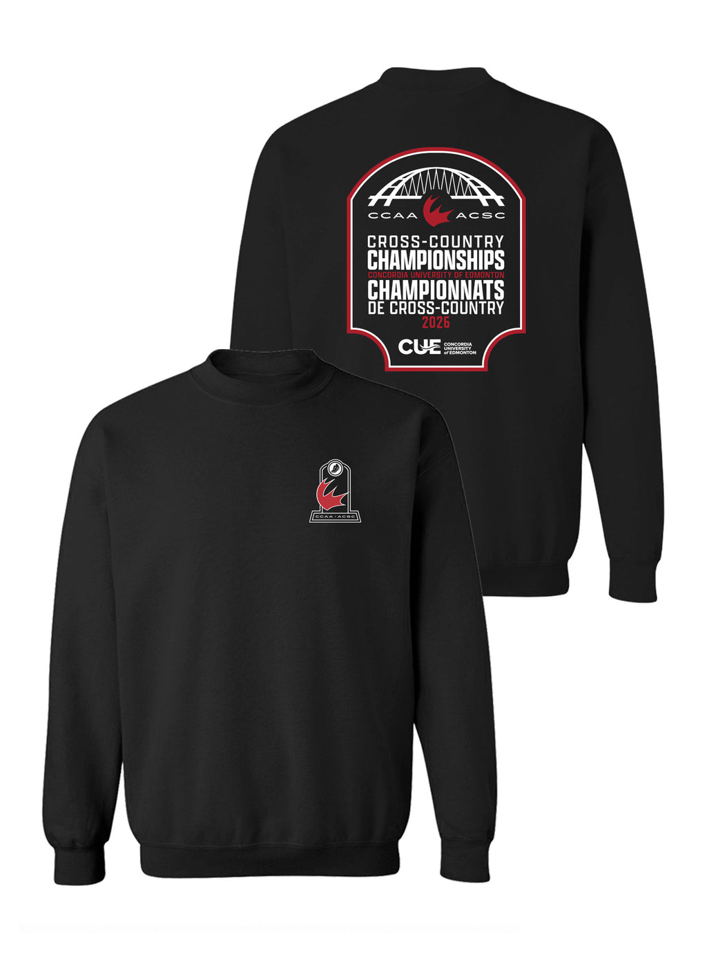 Cross-Country Championship Crewneck - Front & Back