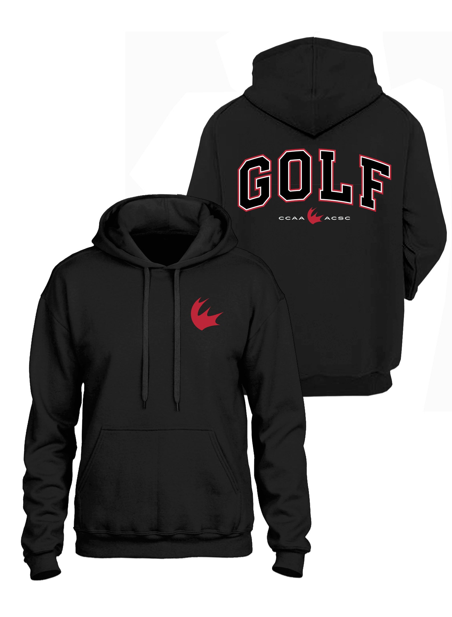 Golf Black Hoodie