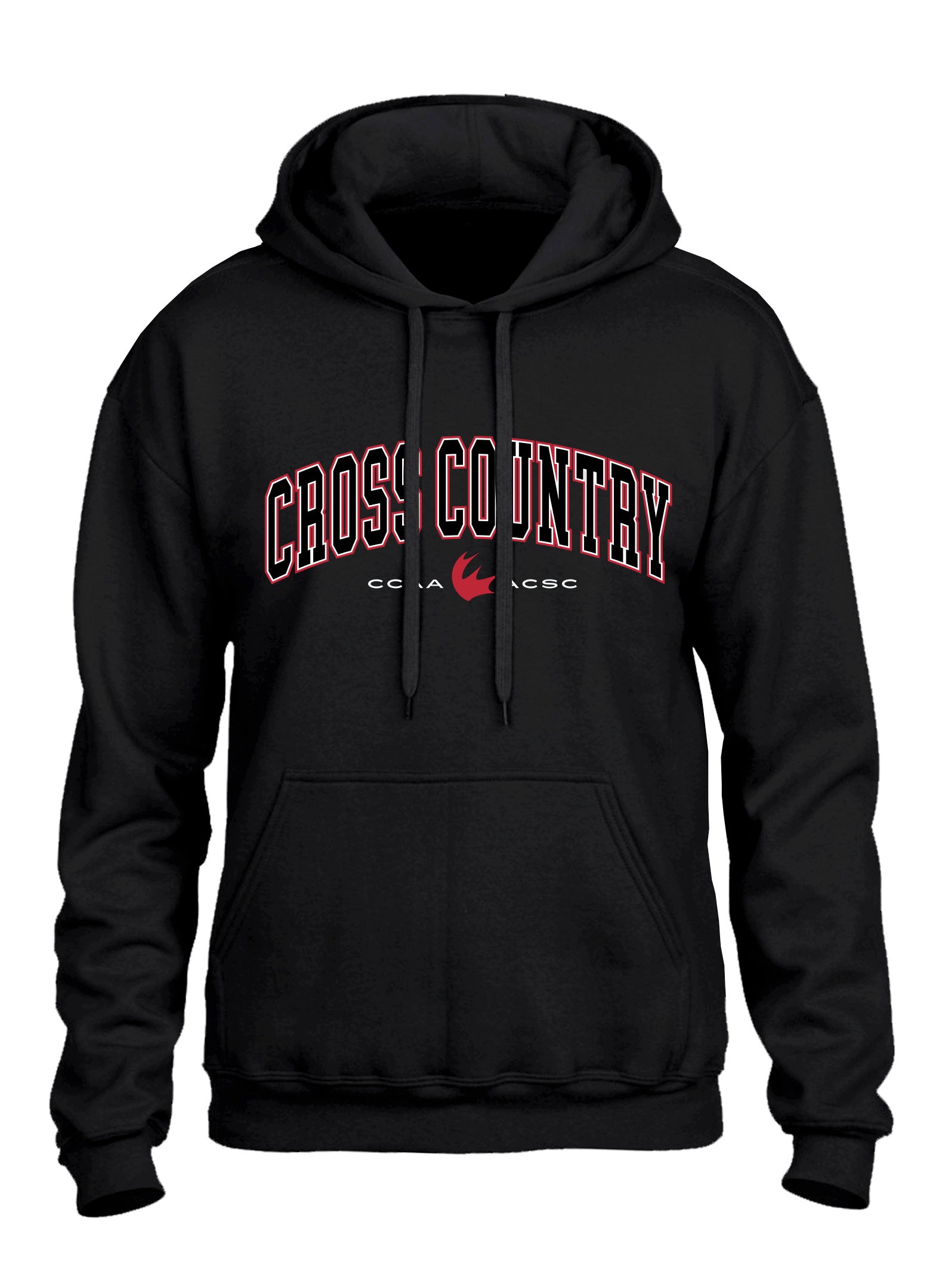 Cross-Country Black Hoodie