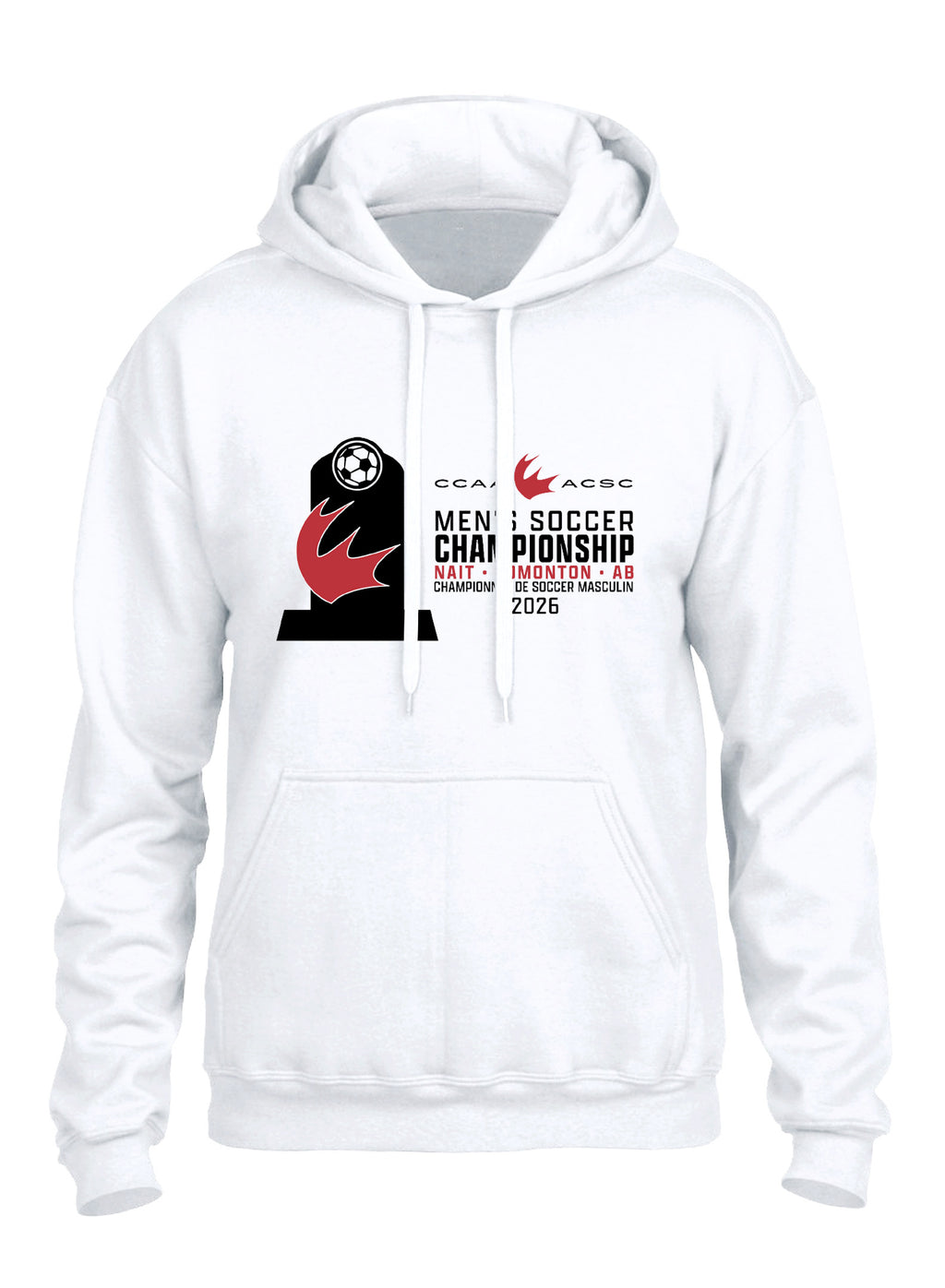 Men's Championship Soccer Hoodie - Front Only