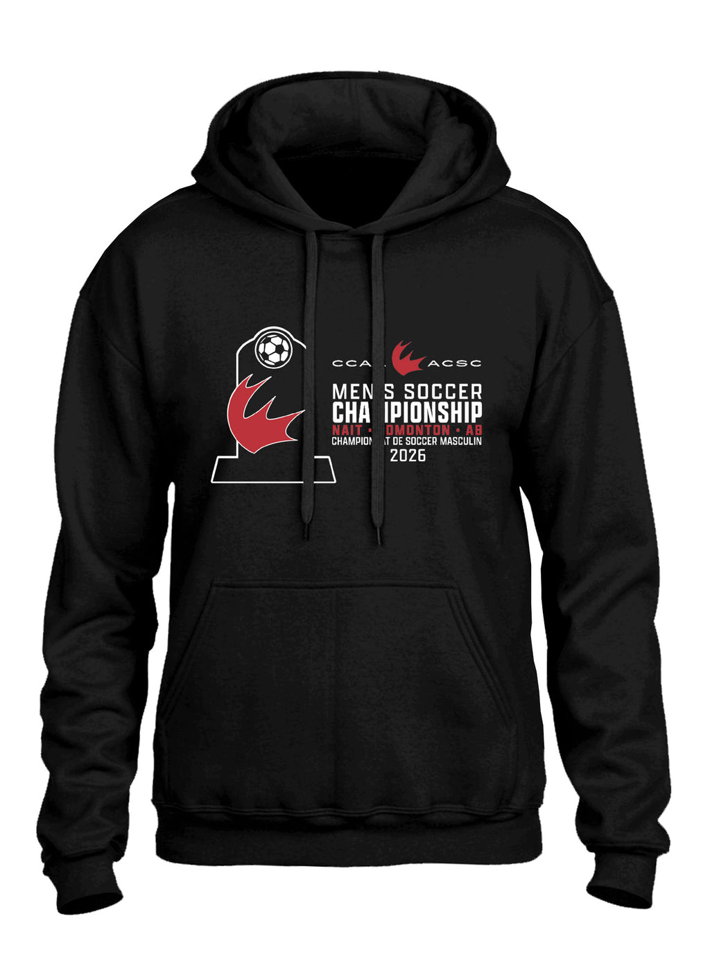 Men's Championship Soccer Hoodie - Front Only