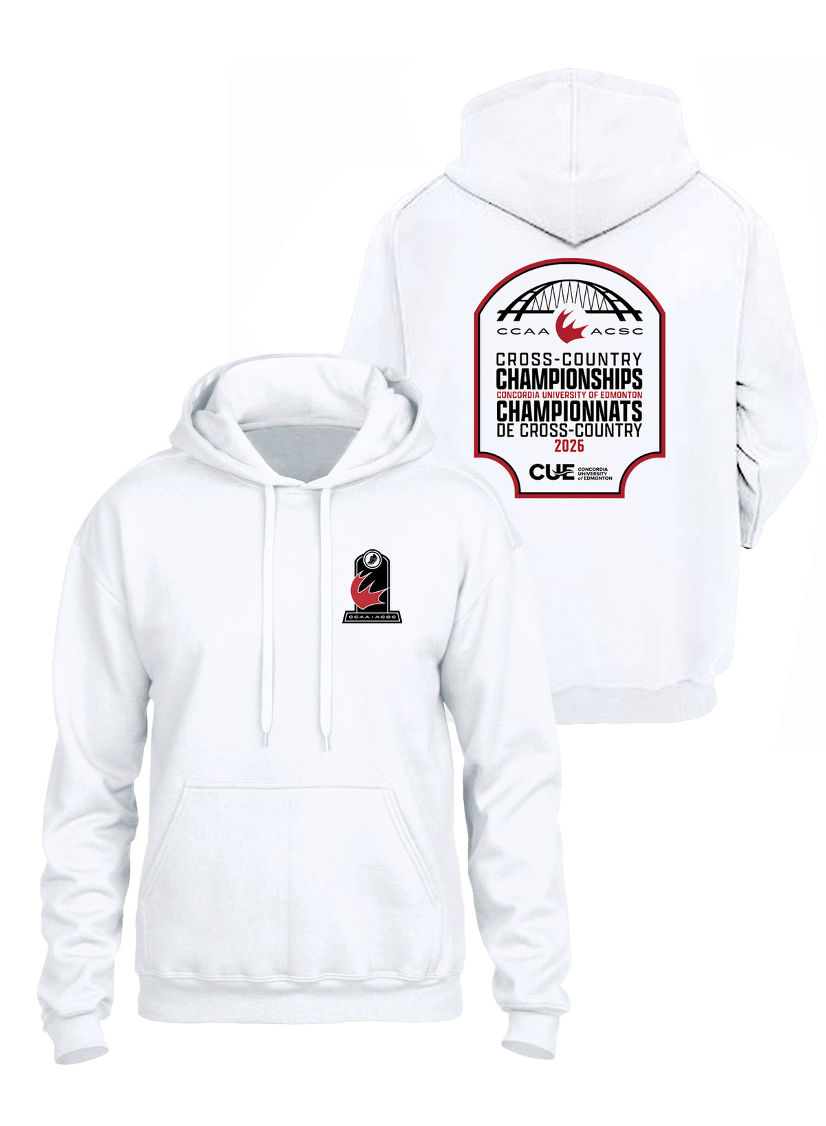 Cross-Country Championship Hoodie - Front & Back