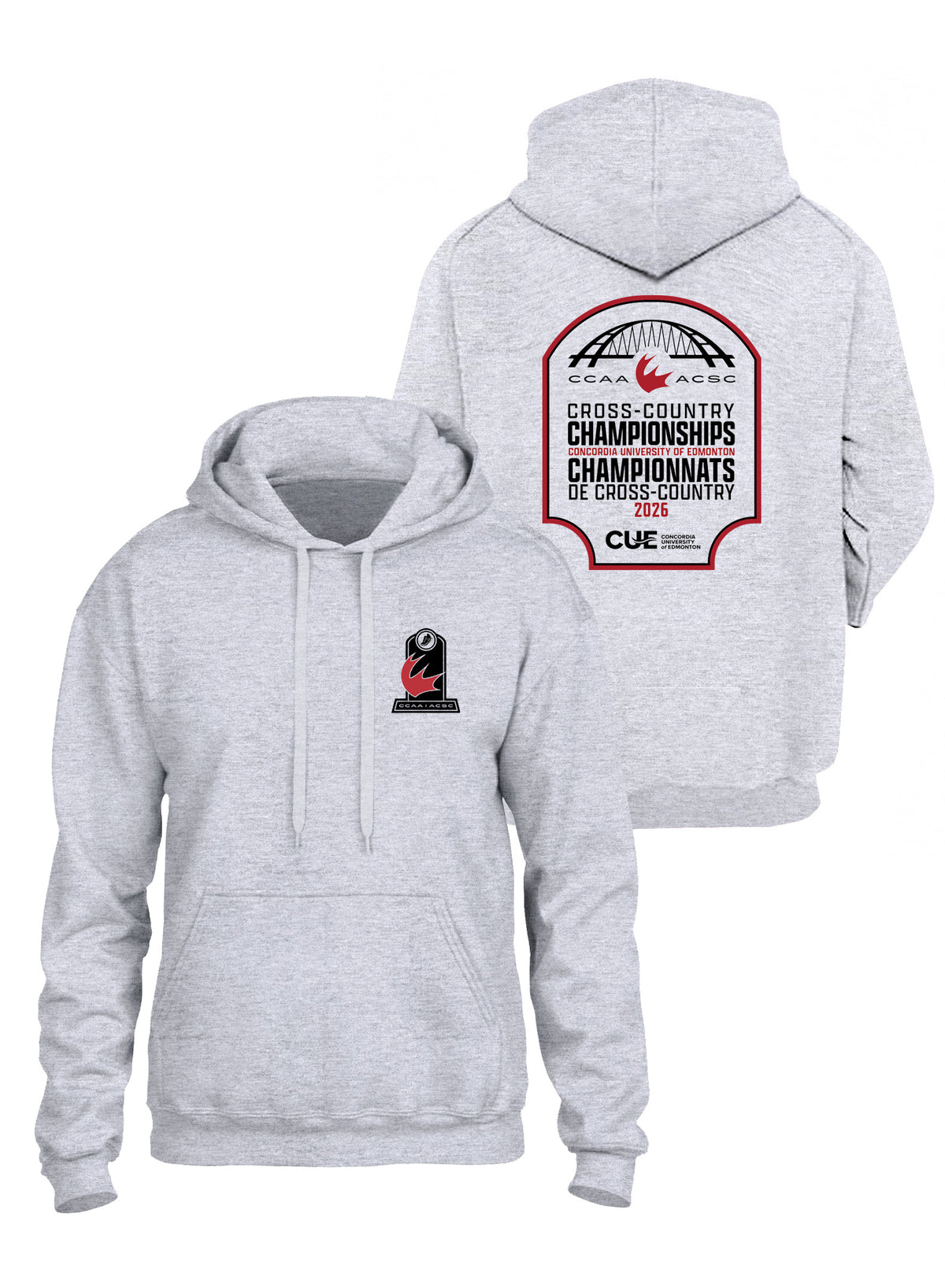 Cross-Country Championship Hoodie - Front & Back
