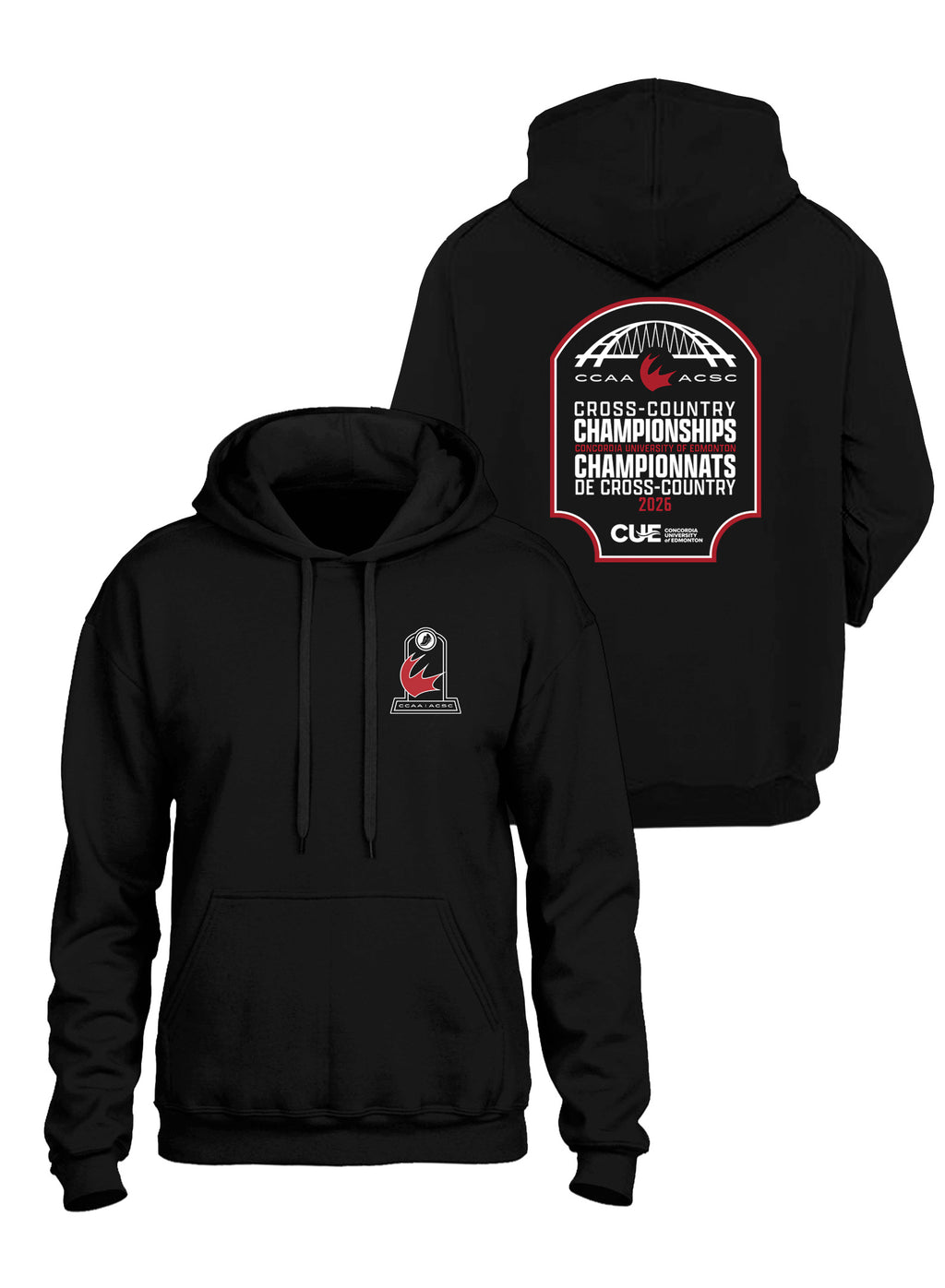 Cross-Country Championship Hoodie - Front & Back