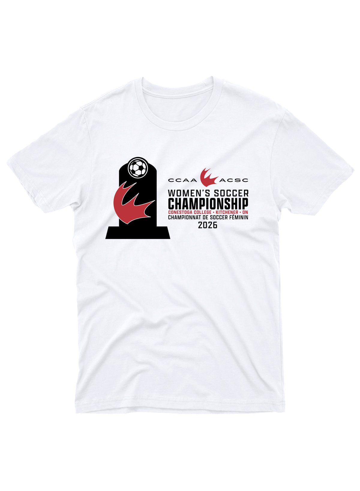 Women's Championship Soccer Tee - Front Only