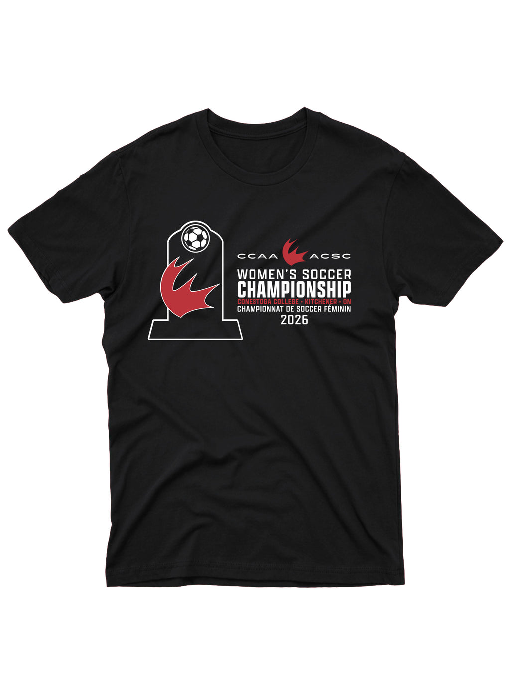 Women's Championship Soccer Tee - Front Only