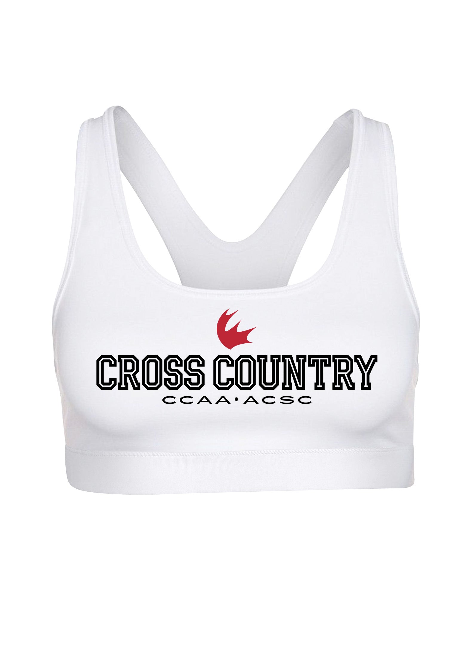 Cross-Country White Bra Top