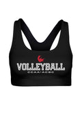 Women's Volleyball Black Bra Top