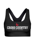 Cross-Country Black Bra Top