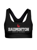 Badminton Black Bra Top