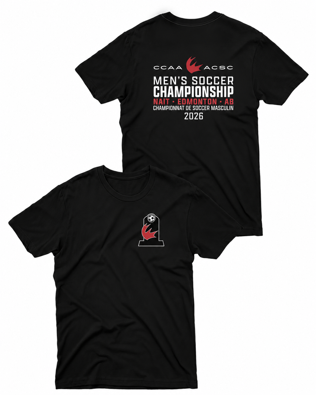 Men's Championship Soccer Tee - Front & Back