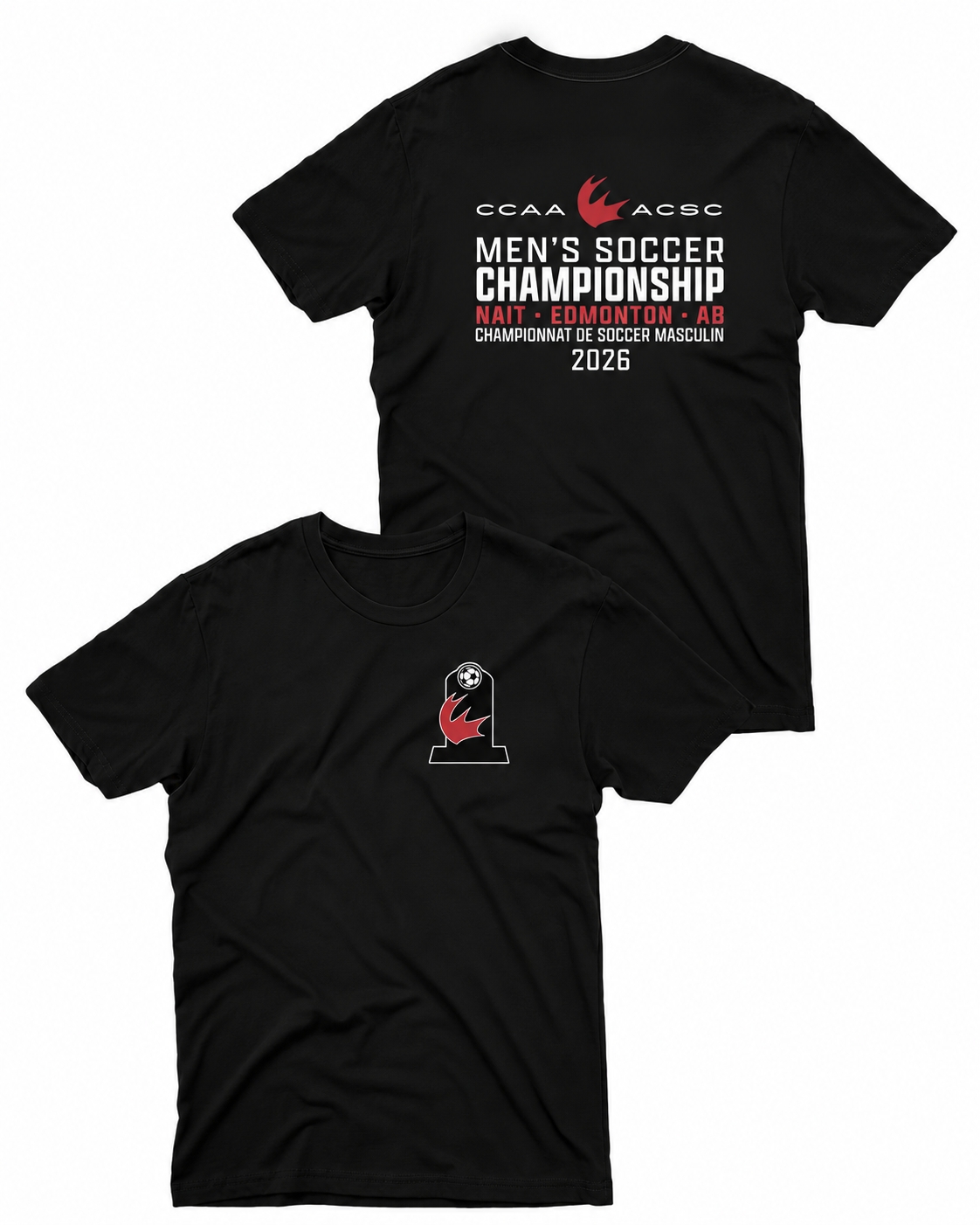 Men's Championship Soccer Tee - Front & Back