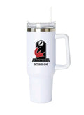 Cross-Country White 40oz Water Bottle