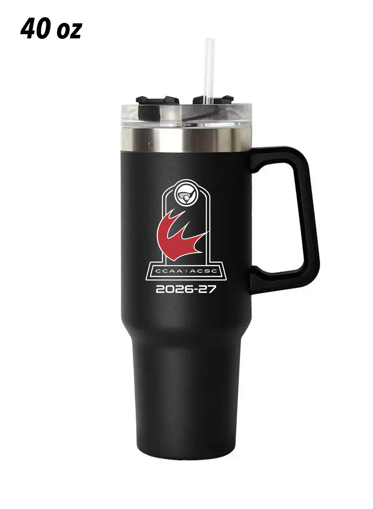 Golf Black 40oz Water Bottle