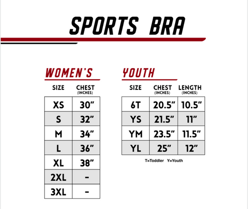 Badminton Black Bra Top