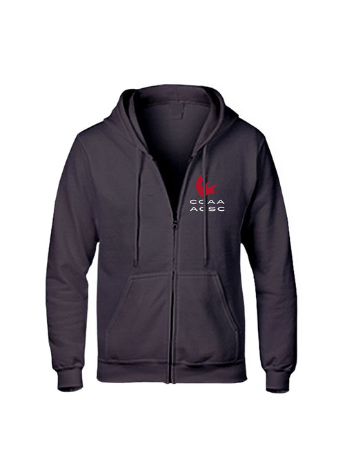 CCAA Black Full Zip Hoodie
